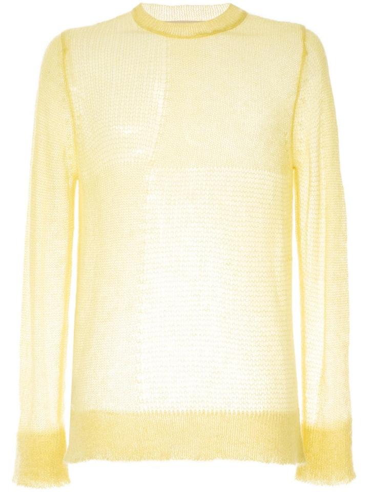 Marni Sheer Knit Sweater - Yellow
