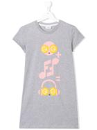 Fendi Kids Teen Musical T-shirt - Grey