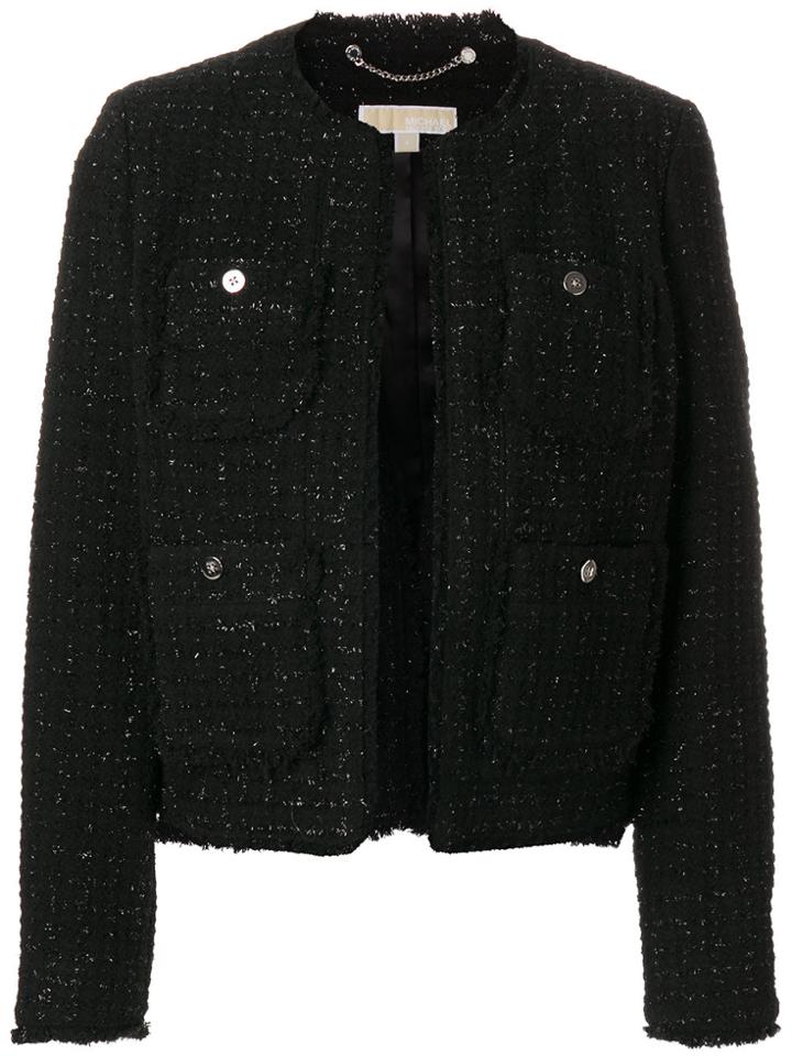 Michael Michael Kors Classic Tweed Jacket - Black