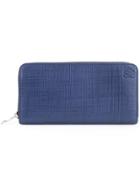 Loewe Zip Around Wallet - Blue