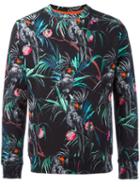 Ps By Paul Smith Tropical Print Jacket, Men's, Size: Medium, Black, Cotton