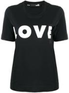 Love Moschino Love Print T-shirt - Black