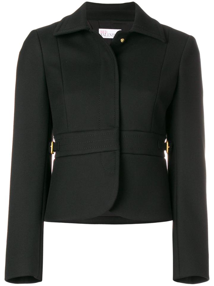 Red Valentino Classic Fitted Blazer - Black