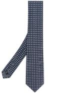 Giorgio Armani Jacquard Pattern Tie - Blue