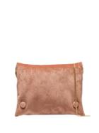 Nanushka Tao Velvet Shoulder Bag - Brown
