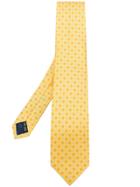 Salvatore Ferragamo Printed Gancio Tie - Yellow & Orange