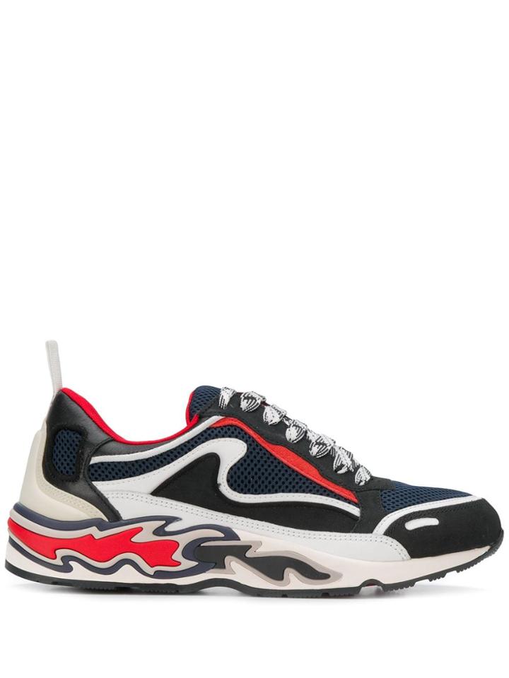 Sandro Paris Flame Sneakers - Blue