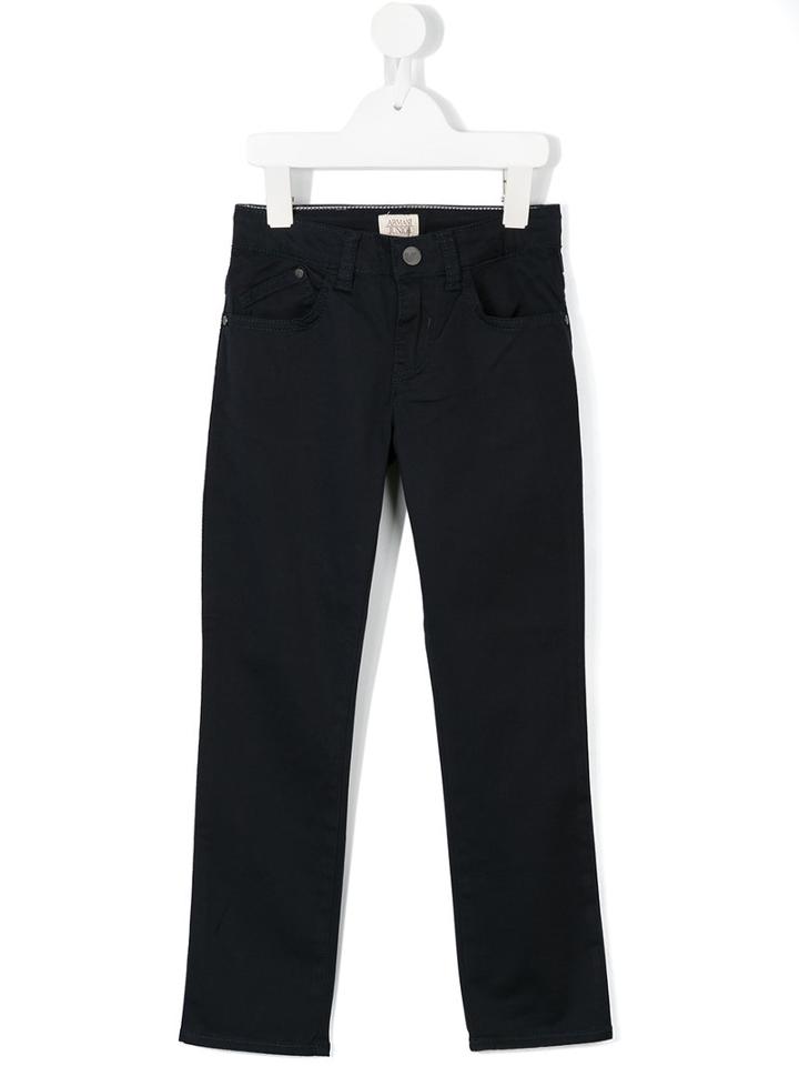 Armani Junior Casual Trousers, Boy's, Size: 6 Yrs, Blue