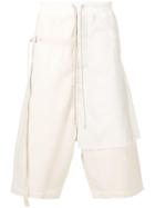 Rick Owens Drkshdw Layered Track Shorts - Neutrals