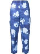 Marni Patterned Trousers - Blue