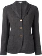 Boglioli Patch Pockets Blazer, Women's, Size: 42, Grey, Wool/cupro