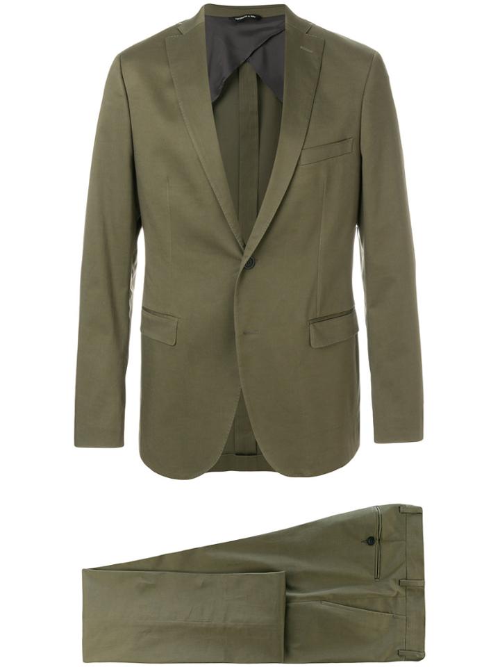 Tonello Notched Lapel Two-piece Suit - Green