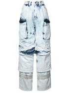 Y / Project Distressed Baggy Jeans - Blue