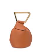 Cult Gaia Geometric Tote Bag - Brown