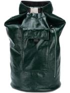 Jil Sander Buckle Slouchy Backpack - Green