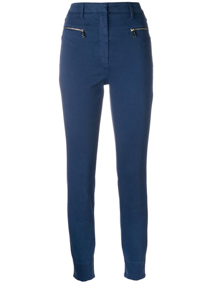 Luisa Cerano High Waisted Pants - Blue