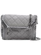 Stella Mccartney Quilted Falabella Cross-body Bag, Women's, Grey, Artificial Leather