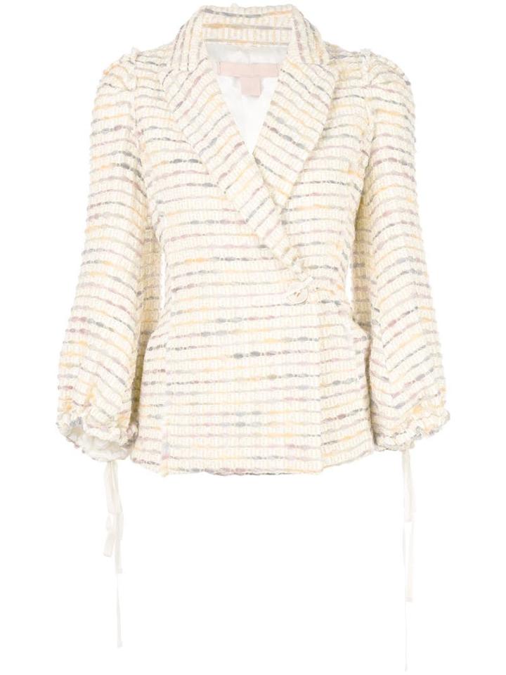 Brock Collection Tweed Jacket - Neutrals