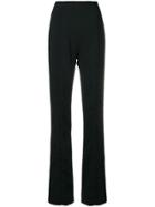 16arlington High Waisted Flared Trousers - Black
