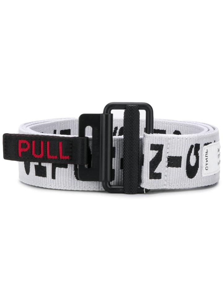 Heron Preston Night Shift Tape Belt - White