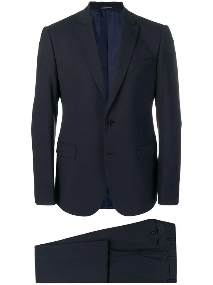 Emporio Armani Slim-fit Suit - Blue