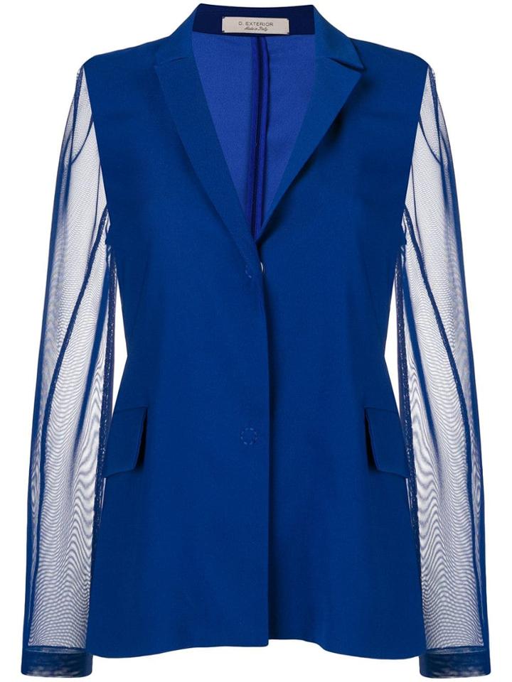 D.exterior Lightweight Fitted Jacket - Blue