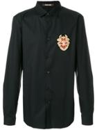 Roberto Cavalli Appliqué Patch Shirt - Black