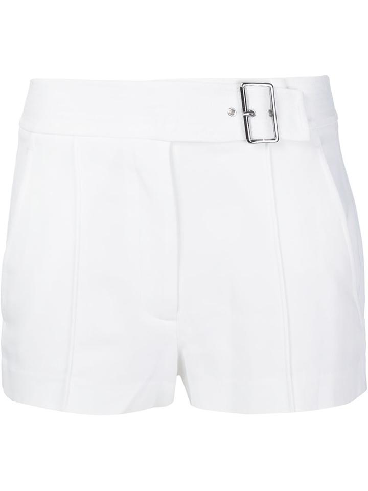A.l.c. Belt Detail Pleated Short Shorts