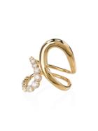Melissa Kaye 18kt Yellow Gold Aria Jane Twist Diamond Ring - Metallic