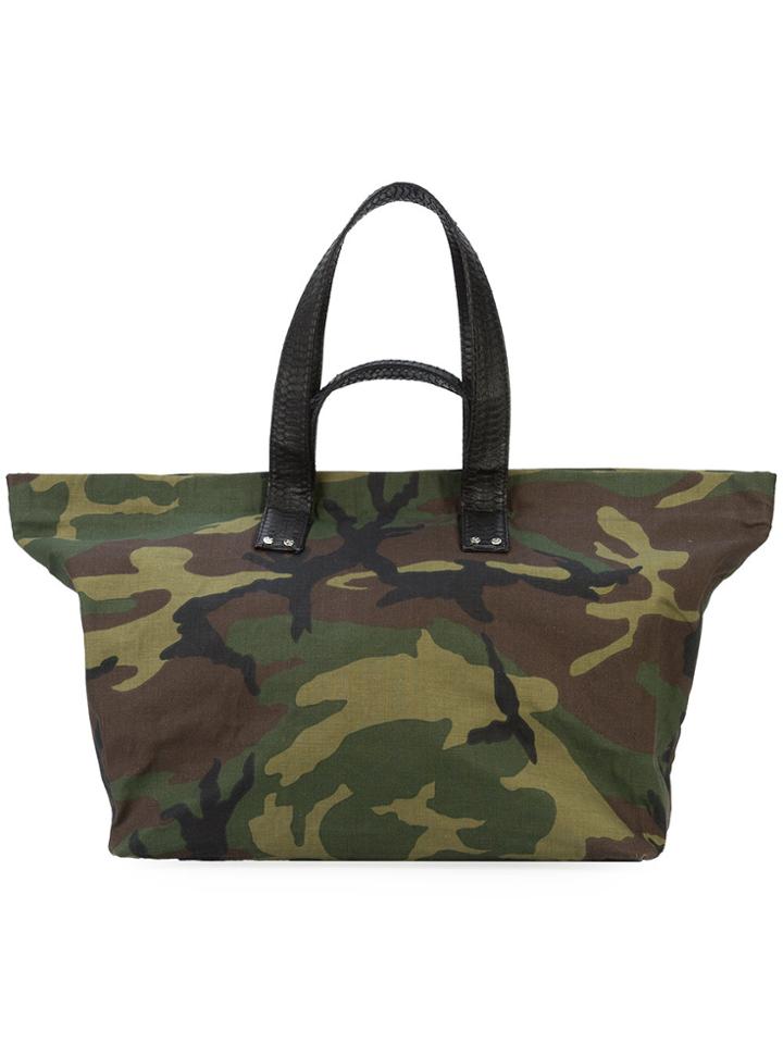 Elisabeth Weinstock Antibes Camouflage Duffel Bag - Green