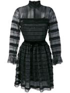 Philosophy Di Lorenzo Serafini High Neck Lace Dress - Black