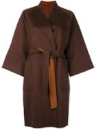 Max Mara Patch Pocket Belted Coat