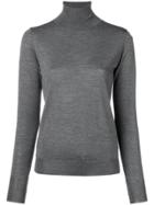 Roberto Collina Turtle-neck Fitted Sweater - Grey