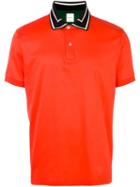 Paul Smith Contrast Collar Polo Shirt, Men's, Size: Medium, Yellow/orange, Cotton