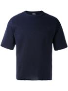 Jil Sander - Short Sleeve T-shirt - Men - Cotton - 48, Blue, Cotton