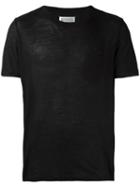 Classic Short Sleeve T-shirt, Men's, Size: 50, Black, Cotton/ramie, Maison Margiela