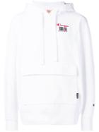 Champion Front Pocket Logo Hoodie - White