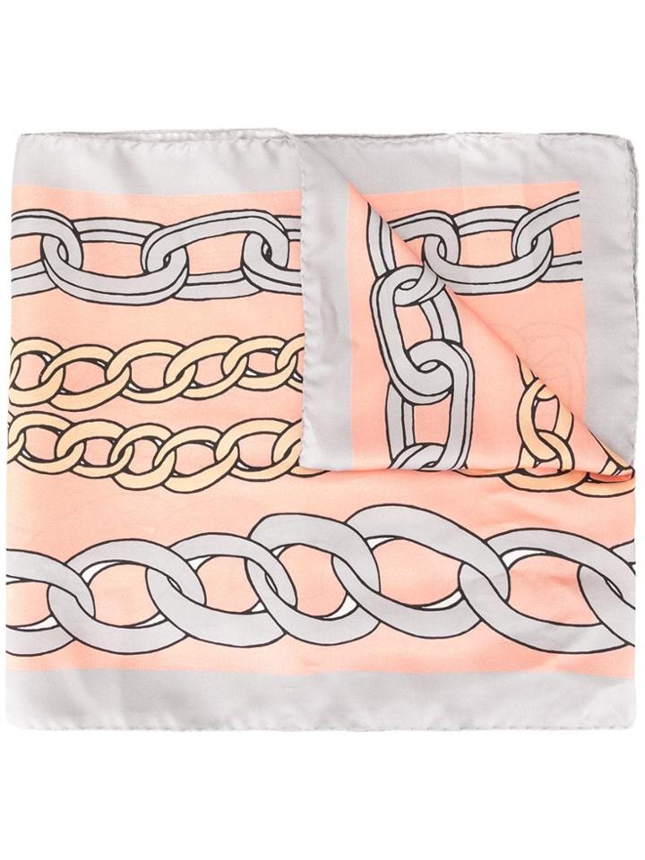 Marni Chain Print Scarf - Pink