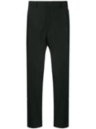 Prada Touch Strap Detail Trousers - Black