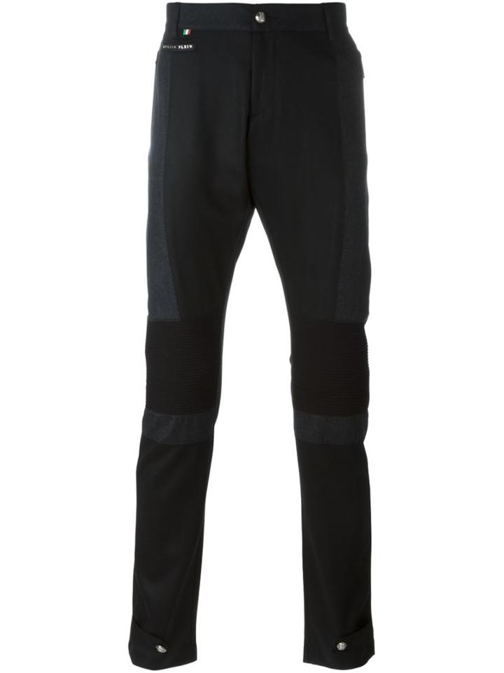 Philipp Plein Gathered Straight Leg Trousers
