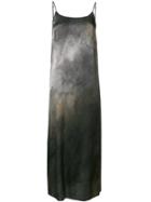 Uma Wang Chrome Slip Dress - Grey