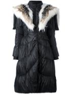 Ermanno Scervino Fur-trimmed Padded Coat