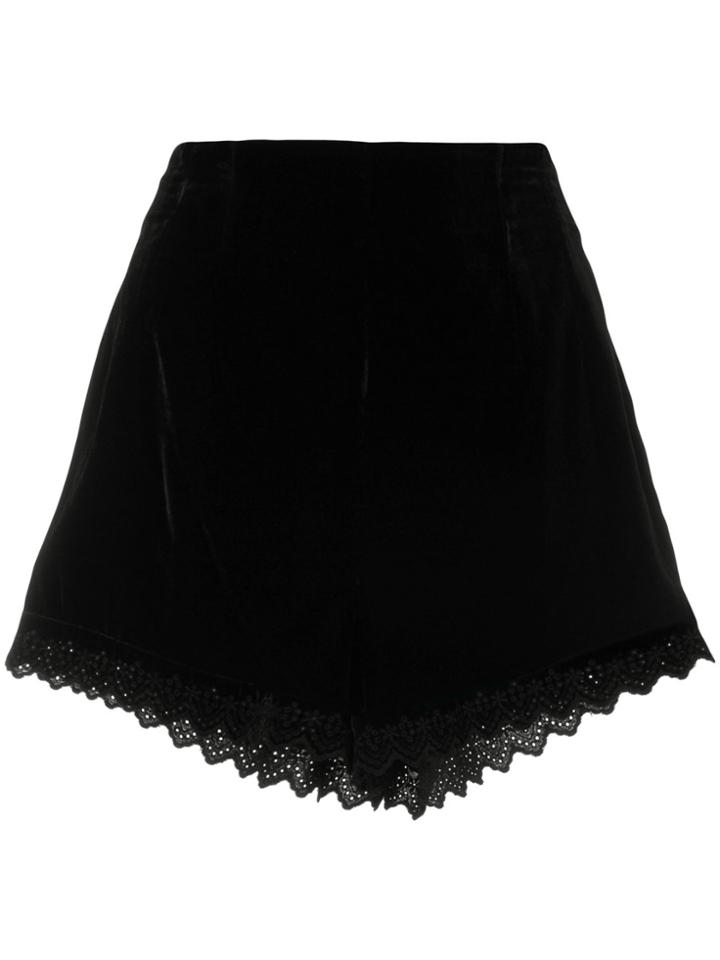 Philosophy Di Lorenzo Serafini Embroidered Trim Shorts - Black