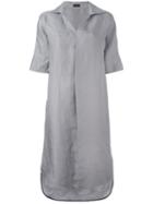 Joseph Mill Dress, Women's, Size: 42, Grey, Silk/linen/flax