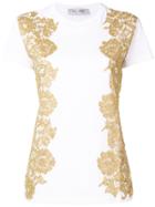 Valentino Metallic Lace T-shirt - White