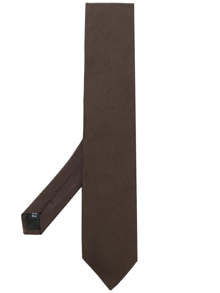 Fashion Clinic Timeless Classic Tie - Brown