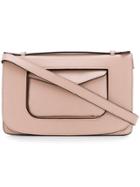 Stée Front Pocket Shoulder Bag - Pink & Purple