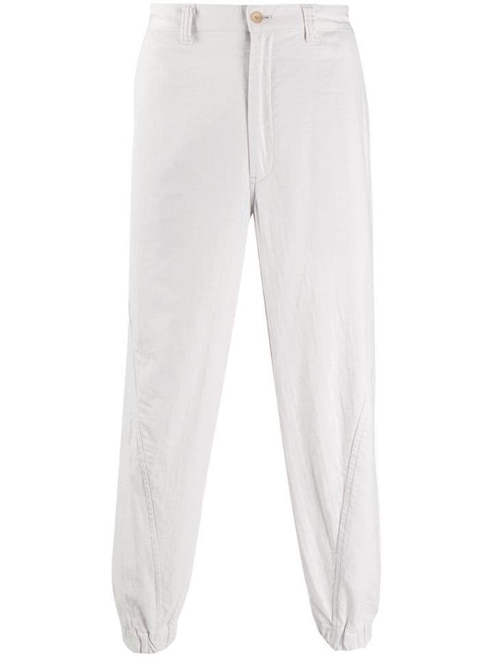 Issey Miyake Elastic Cuff Trousers - Grey