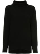Fabiana Filippi Relaxed Roll Neck Jumper - Black