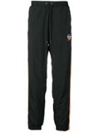 Selfmade By Gianfranco Villegas Striped Track Pants - Black